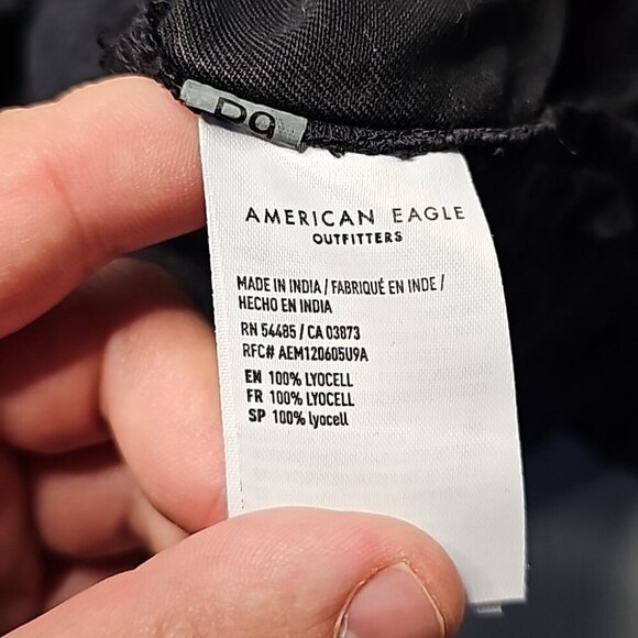 American Eagle small black hooded zip up jacket - Picture 6 of 6